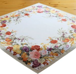 matches21 - Webshop Tischlaeufer Mitteldecke herbstliche Rosen Druck bunt Tischwaesche 35x50 cm 121241 1 5