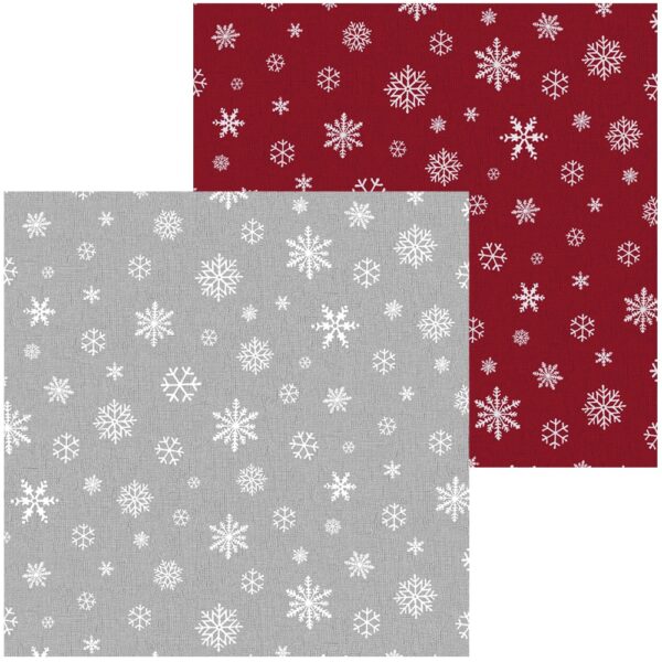 matches21 - Webshop Tischlaeufer ORLANDO Weihnachten SCHNEEFLOCKEN Polyester 1 Stk 40x150 cm 3 Farben 123068 1 7