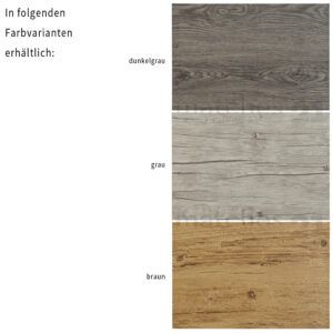 matches21 - Webshop Tischset Platzset 4 Stk Holzdesign Holzbrett 1 5mm dunkelgrau Kunststoff 118928 1 1 4