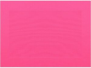 matches21 - Webshop Tischset Platzset BORDA Platzmatten 6 Stk pink magenta gewebt Kunstst 46x33 cm 105259 1 1 4