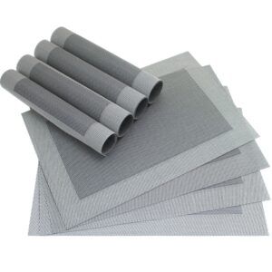 matches21 - Webshop Tischset Platzset BORDA Platzmatten 8er Set silber 1 10