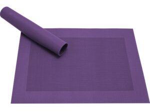 matches21 - Webshop Tischset Platzset BORDA violett lila gewebt Kunststoff 1 Stk 43x30 cm 2111 1 12