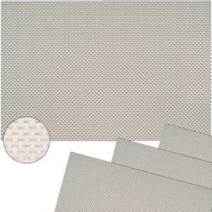 matches21 - Webshop Tischset Platzset ELEGANCE Platzmatten 4er Set gewebt Kunststoff Farbe waehlbar 1275 1 41