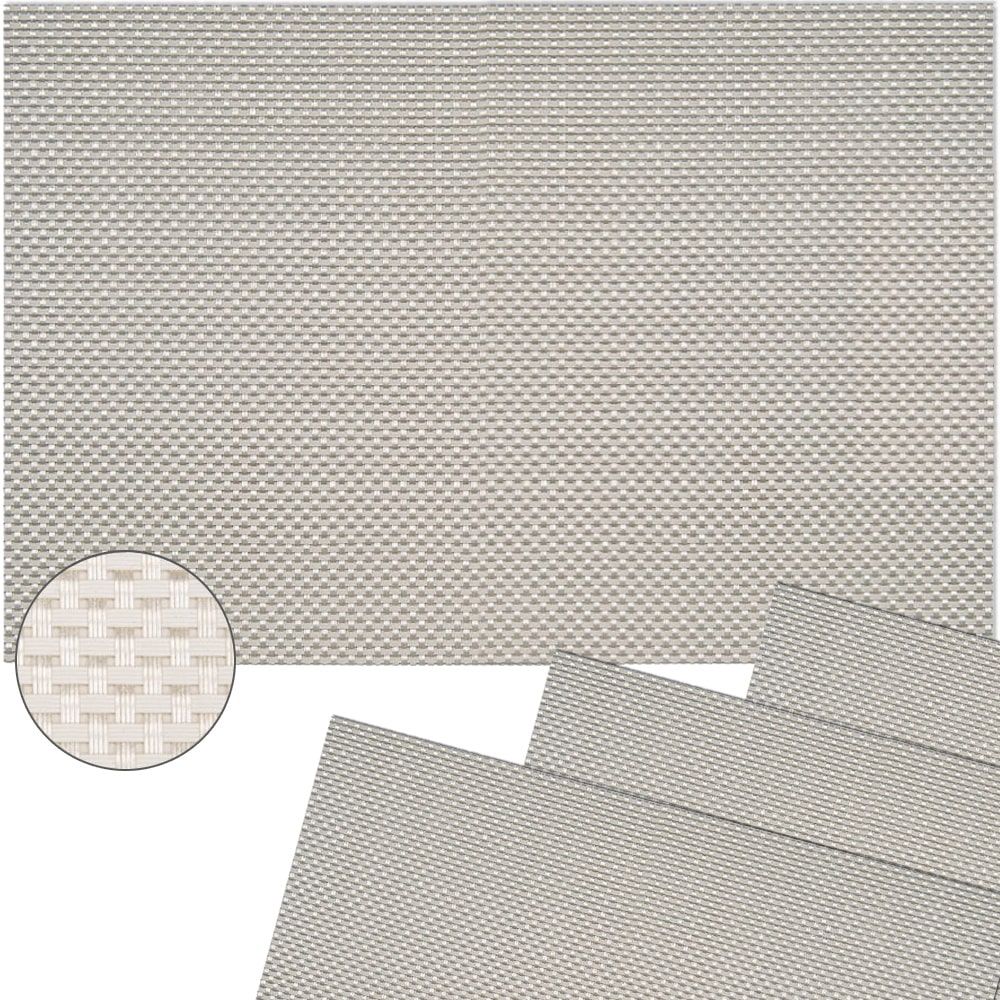matches21 - Webshop Tischset Platzset ELEGANCE Platzmatten 4er Set gewebt Kunststoff Farbe waehlbar 1275 1 16
