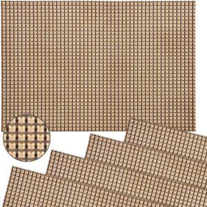 matches21 - Webshop Tischset Platzset ELEGANCE Platzmatten 4er Set gewebt Kunststoff Farbe waehlbar 1275 4 1 45