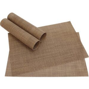 matches21 - Webshop Tischset Platzset ELEGANCE Platzmatten 4er Set rot 5 1 32