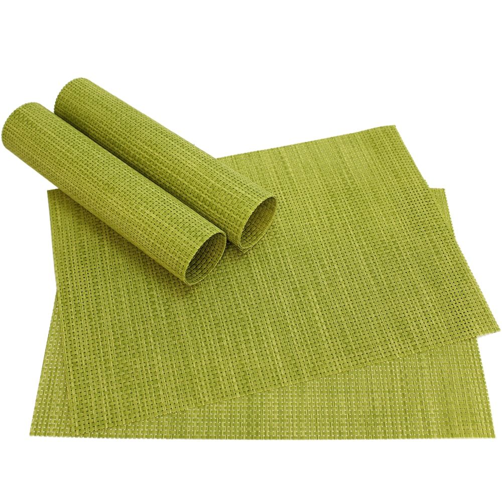 matches21 - Webshop Tischset Platzset ELEGANCE Platzmatten 4er Set rot 6 1 3