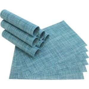 matches21 - Webshop Tischset Platzset ELEGANCE Platzmatten blau hellbl 10 10