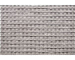 Tischset Platzset ELEGANCE silbergrau gewebt 1 Stk. abwaschbar 45x30 cm Kunststoff