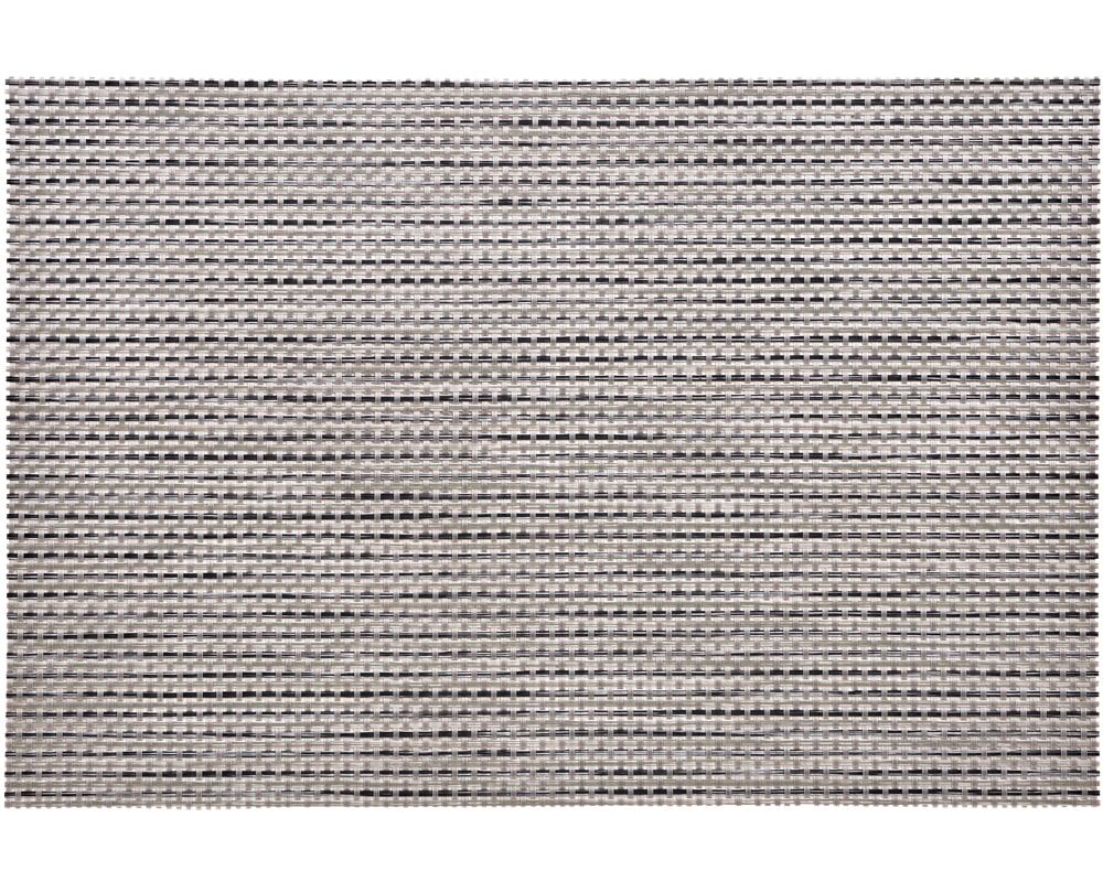 matches21 - Webshop Tischset Platzset ELEGANCE silbergrau gewebt 1 Stk abwaschbar 45x30 cm Kunststoff 124420 1 1
