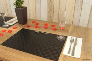 matches21 Tischset Platzset MODERN Platzmatten 6er Set vio 2 1 7