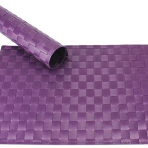 matches21 - Webshop Tischset Platzset MODERN violett lila geflochten K 1 21