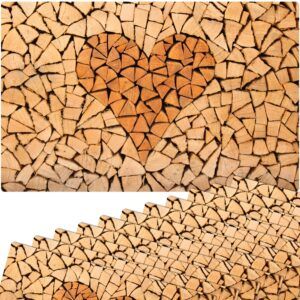 matches21 - Webshop Tischsets MOTIV abwaschbar Herz Holz Holzoptik braun 126422 2 1 24