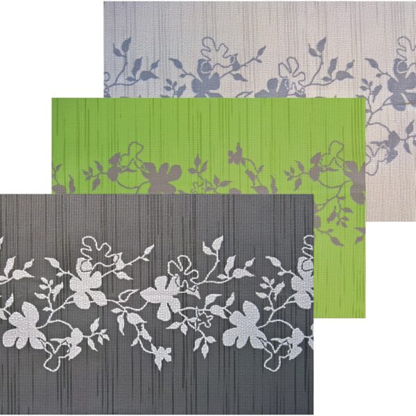 matches21 - Webshop Tischsets ORLANDO Outdoor Platzsets Blumen Polyester 1 Stk 30x45 cm 3 Farben 123061 3 1 9