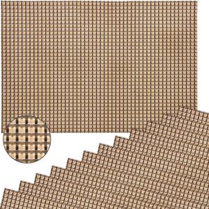 matches21 - Webshop Tischsets Platzsets ELEGANCE altgold gewebt 12 Stk abwaschbar 45x30 cm Kunststoff 124419 1 11