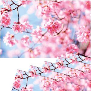 matches21 Tischsets Platzsets MOTIV abwaschbar Fruehling Kirschblueten rosa blau 126279 7 1 10