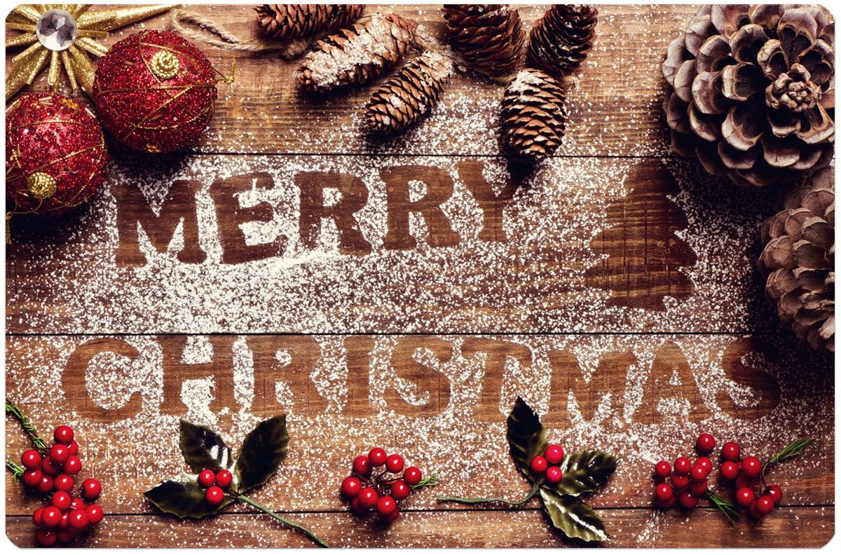 matches21 - Webshop Tischsets Platzsets MOTIV abwaschbar Weihnachten MERRY CHRISTMAS 126234 27 1 11