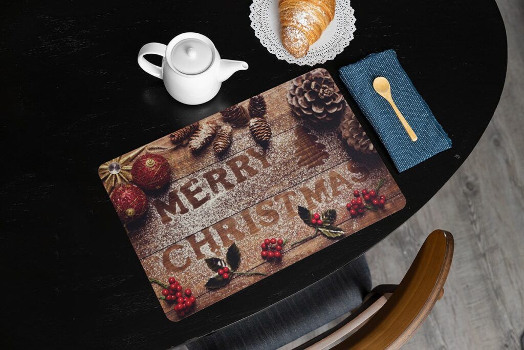 matches21 - Webshop Tischsets Platzsets MOTIV abwaschbar Weihnachten MERRY CHRISTMAS 126234 35 1 9
