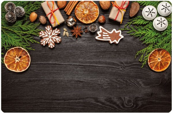 matches21 - Webshop Tischsets Platzsets MOTIV abwaschbar Weihnachtsdeko Gewuerze Holz Weihnachten 126244 15 1 25