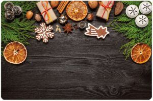 matches21 - Webshop Tischsets Platzsets MOTIV abwaschbar Weihnachtsdeko Gewuerze Holz Weihnachten 126244 7 1 28