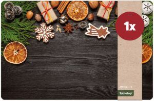 matches21 - Webshop Tischsets Platzsets MOTIV abwaschbar Weihnachtsdeko Gewuerze Holz Weihnachten 126244 8 1 29