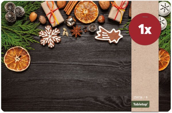 matches21 - Webshop Tischsets Platzsets MOTIV abwaschbar Weihnachtsdeko Gewuerze Holz Weihnachten 126244 8 1 20