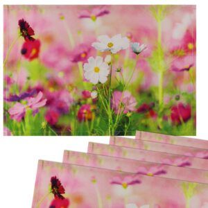 matches21 - Webshop Tischsets Stoff CLOTH waschbar Fruehling Blumen pink weiss Blumenwiese 126333 1 1 19