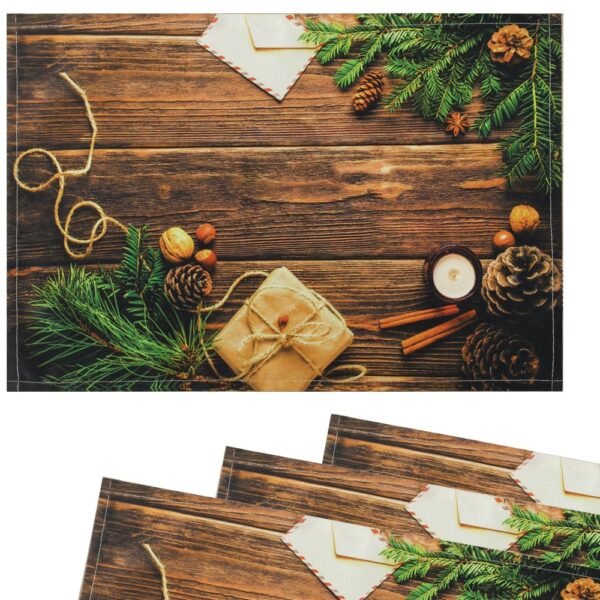 matches21 - Webshop Tischsets Stoff CLOTH waschbar Geschenk Weihnachtsdeko Holz Weihnachten 126208 2 1 19