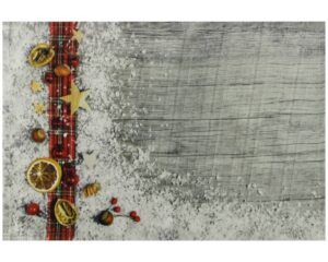 matches21 - Webshop Tischsets Stoff CLOTH waschbar Stoffband Weihnachtsdeko Holz Weihnachten 126212 1 1 10