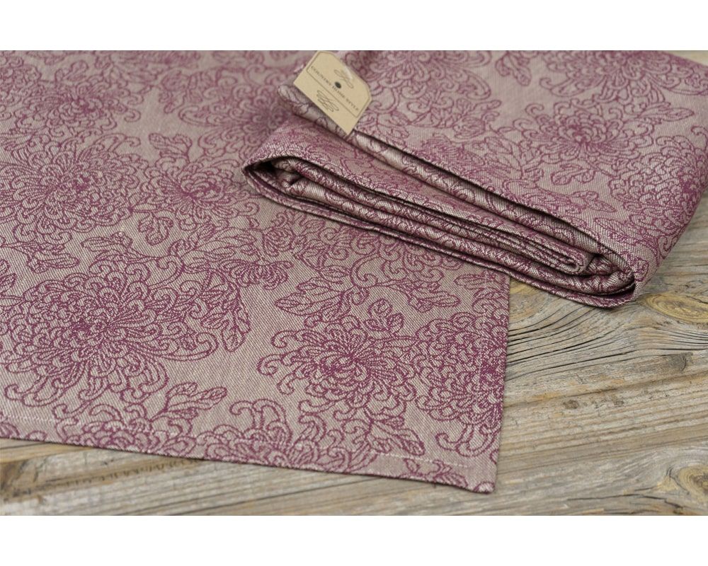 matches21 - Webshop Tischwaesche Heimtextilien CLEO Blueten Ranken Paisley violett 1 Stk viele Modelle 124253 5 1 23