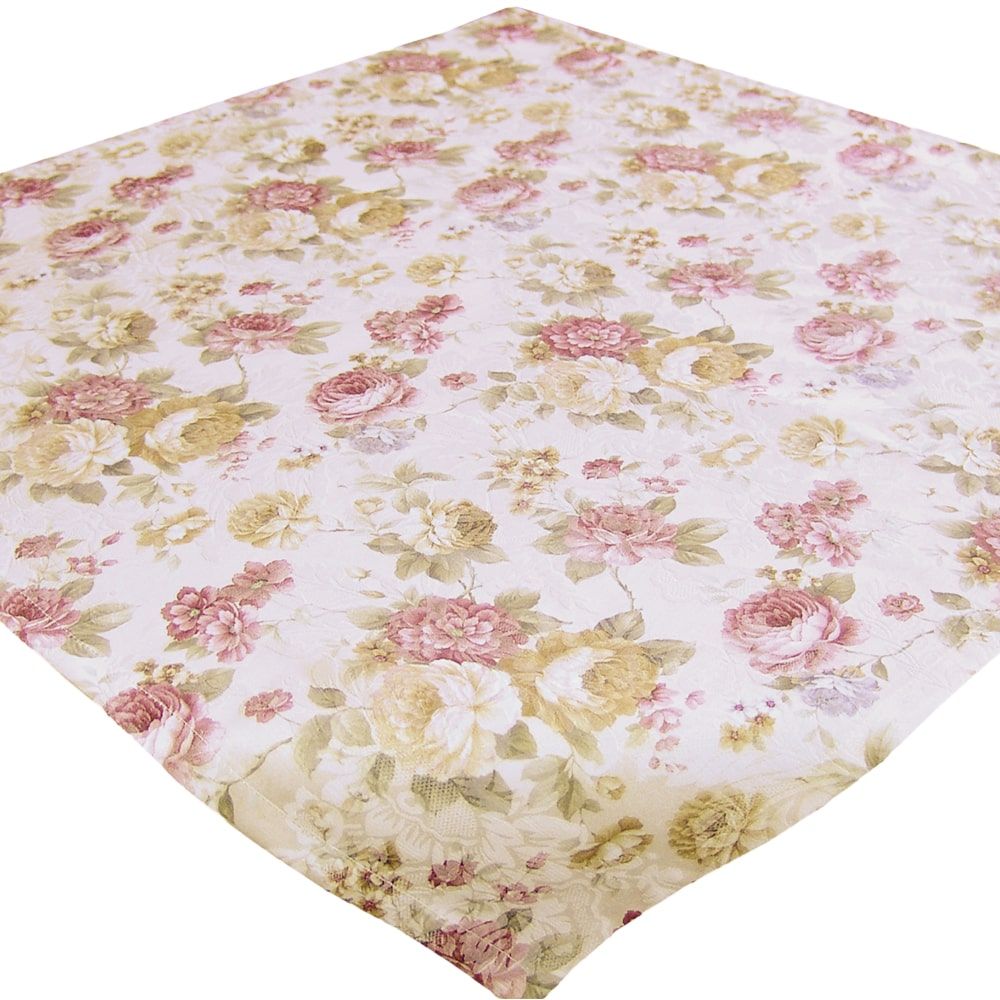 matches21 - Webshop Tischwaesche Heimtextilien Rosen Blueten Jacquard beige bunt 1 Stk viele Modelle 124133 1 1 26