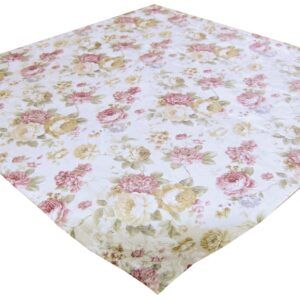 matches21 - Webshop Tischwaesche Heimtextilien Rosen Blueten Jacquard beige bunt 1 Stk viele Modelle 124133 2 1 15