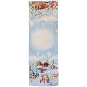 matches21 - Webshop Tischwaesche Winterlandschaft Mitteldecken bunt Polyester Baumwolle 3 Modelle 125824 2 1 16