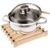 Matches21 HOME & HOBBY DIY Topf-Untersetzer Bastelset Aus Holz – Flexibles Modell, 18x15,5 Cm, Für Kinder Ab 8 Jahren