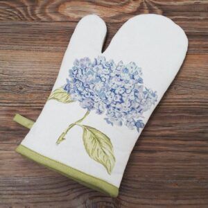 matches21 - Webshop Topfhandschuh Landhaus Stil LOTTE Hortensien Bluete und Aufhaenger gruen Ofenhandschuh 117739 1 41