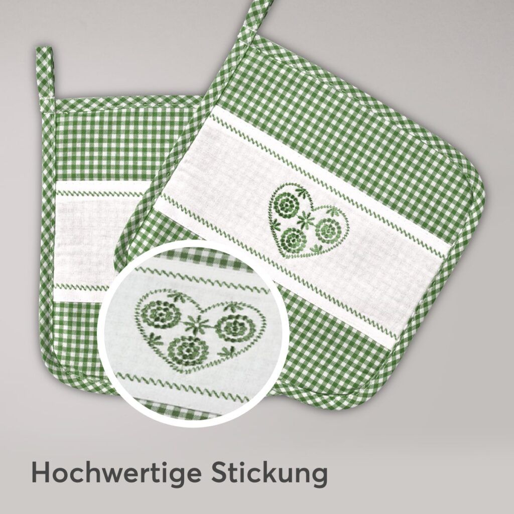 matches21 - Webshop Topflappen 2er Set im Landhausstil hitzebestaendig waschbar 20 cm 126657 4 2 50