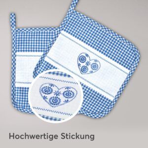 matches21 - Webshop Topflappen 6er Set im Landhausstil hitzebestaendig waschbar 20 cm 126712 18 1 104