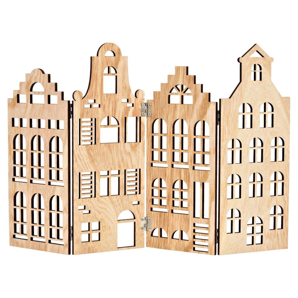 matches21 Traumhafte Weihnachtshaeuser fuer die Fensterbank aus Holz 40x26 cm 126888 1 1