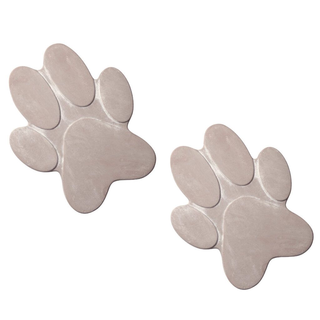matches21 - Webshop Trittsteine Pfote 2 12 huebsche Beton Trittplatten im Set 30 x 25 cm 126430 11 1 10