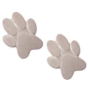 matches21 - Webshop Trittsteine Pfote 2 12 huebsche Beton Trittplatten im Set 30 x 25 cm 126430 11 1 27