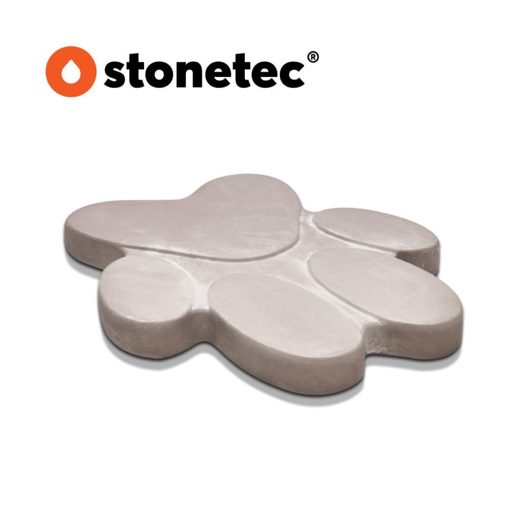 matches21 - Webshop Trittsteine Pfote 2 12 huebsche Beton Trittplatten im Set 30 x 25 cm 126430 9 1 8