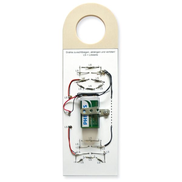 matches21 - Webshop Tuerhaenger Stimmungsbarometer LED Smiley Elektrobausatz fuer Kinder ab 11 Jahren 118483 1 1