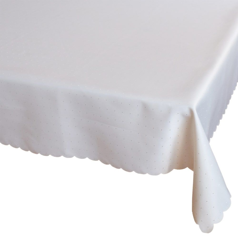 matches21 - Webshop Untertischdecken Unterdecken uni Wellenrand 110x160 cm Polyester viele Farben 124437 4 1 5