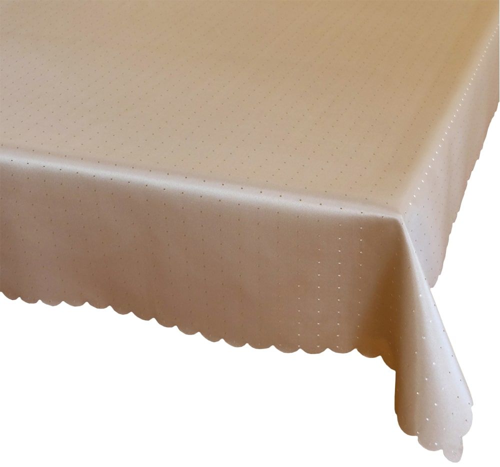 matches21 - Webshop Untertischdecken Unterdecken uni Wellenrand 110x160 cm Polyester viele Farben 124437 5 1 6