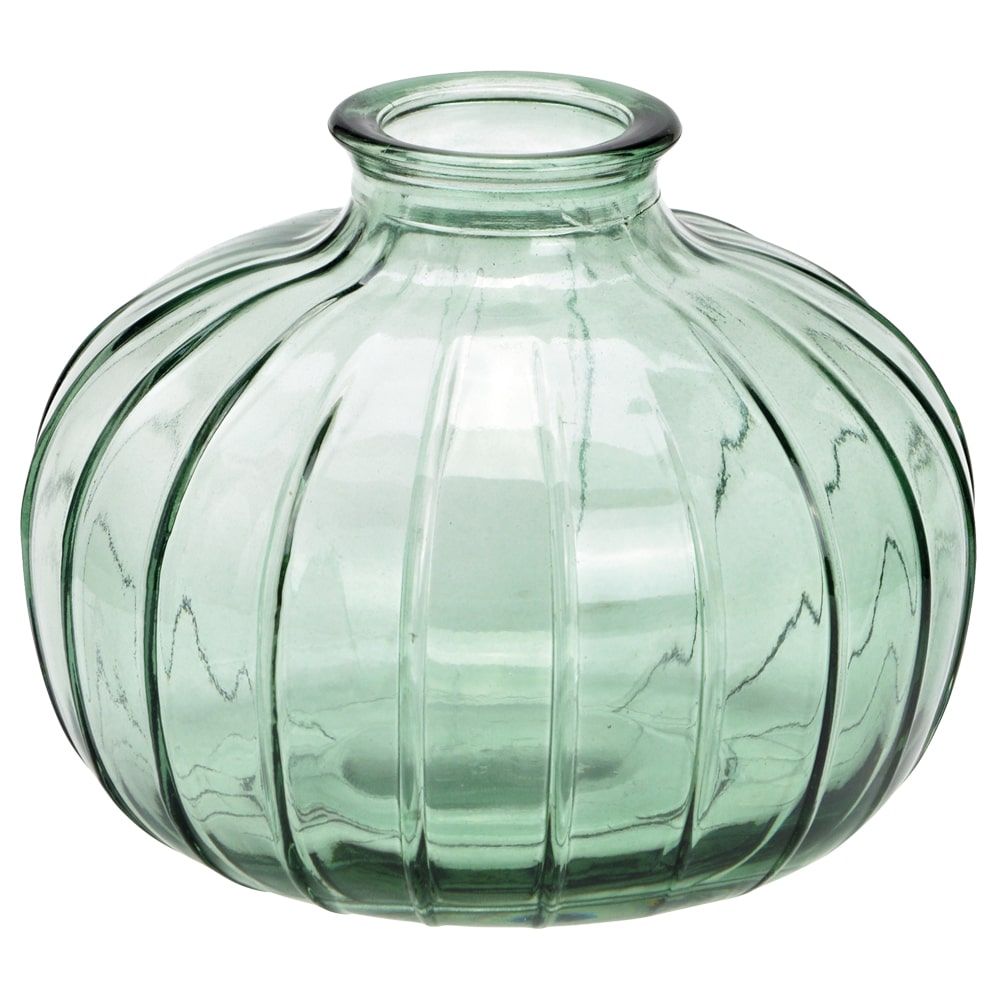 matches21 - Webshop Vasen Blumenvasen Pflanzgefaesse Blumengefaesse Glasvasen gruen Glas in 2 Groessen 125934 1 3