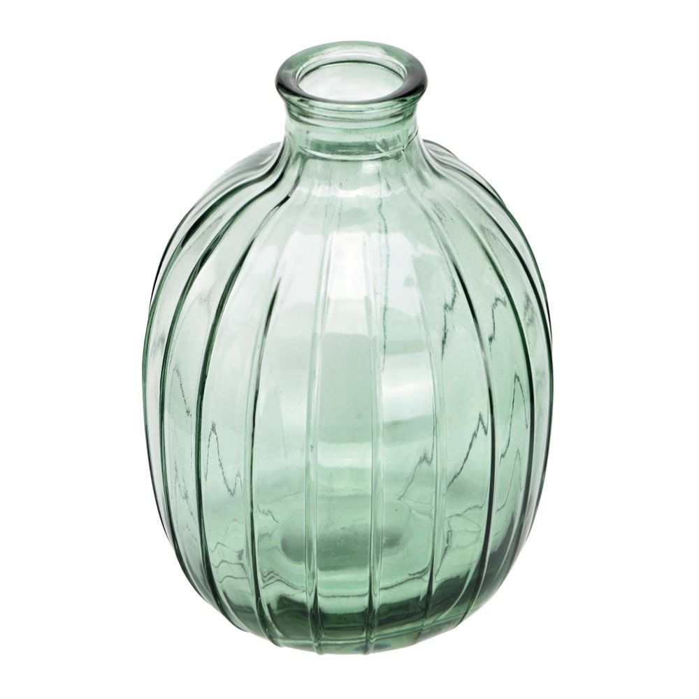 matches21 - Webshop Vasen Blumenvasen Pflanzgefaesse Blumengefaesse Glasvasen gruen Glas in 2 Groessen 125934 2 1 2