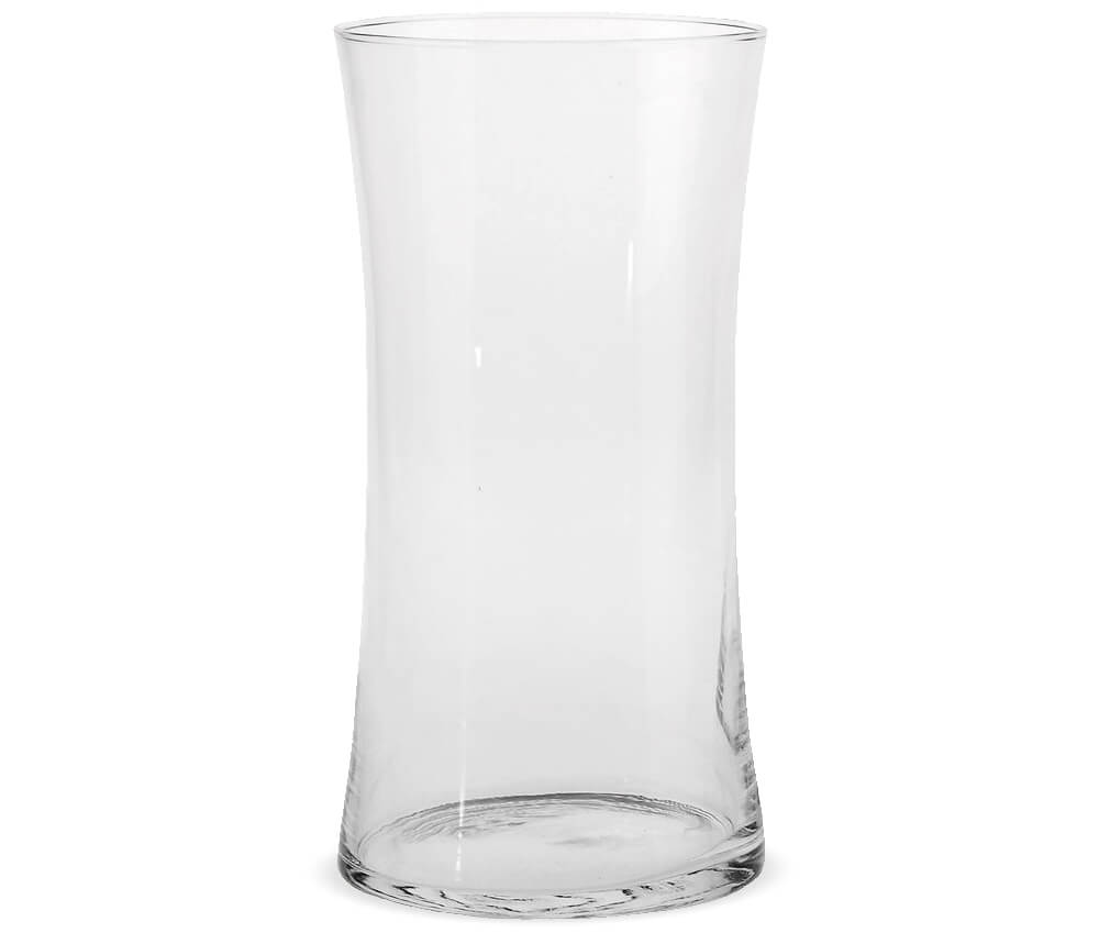 matches21 - Webshop Vasen Glas Dekoglaeser Glasvasen Blumenvasen leicht tailliert 2 Groessen 116057 1 1 2