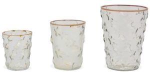 matches21 - Webshop Vasen Glas Goldrand Raffinierter Schliff Blumenvasen Pflanztoepfe 60er 1 Stk 3 Groessen 118614 1 13