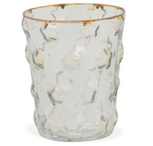 matches21 - Webshop Vasen Glas Goldrand Raffinierter Schliff Blumenvasen Pflanztoepfe 60er 1 Stk 3 Groessen 118614 1 1 14