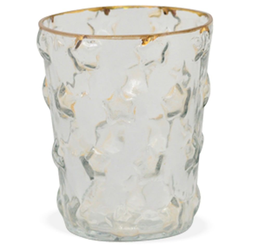 matches21 - Webshop Vasen Glas Goldrand Raffinierter Schliff Blumenvasen Pflanztoepfe 60er 1 Stk 3 Groessen 118614 1 1 10